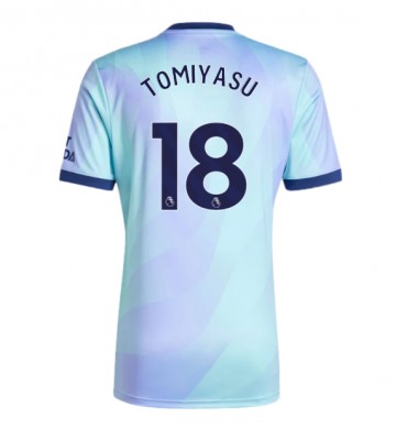 Arsenal Takehiro Tomiyasu #18 Tercera Equipación 2024-25 Manga Corta